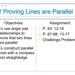 Quiz 3-2 proving lines are parallel