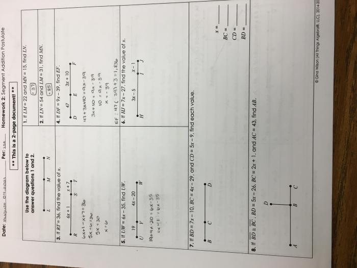 Unit 1 homework 5 angle relationships