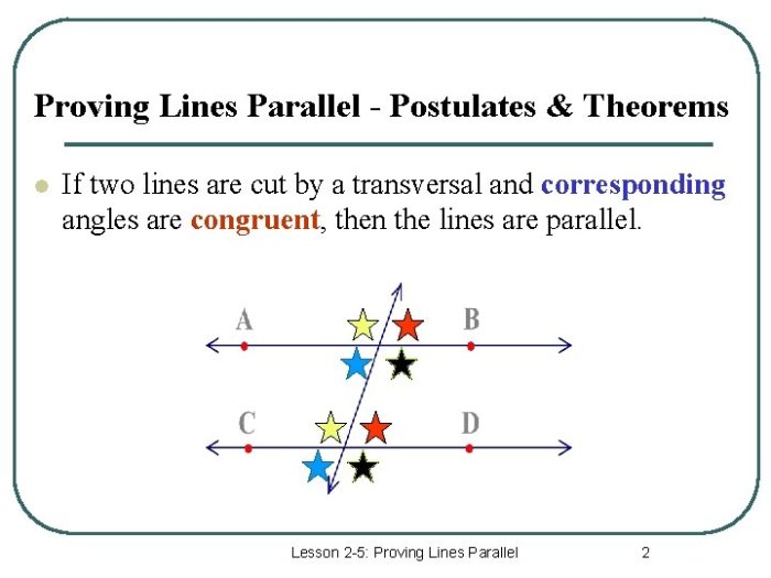 Quiz 3-2 proving lines are parallel